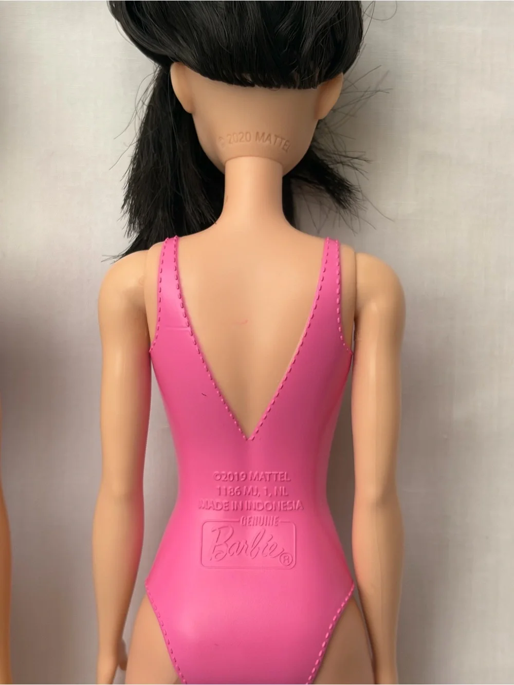 Barbie Ballet Dance Dolls Pair Blue Pink Leotards Excellent (F291)
